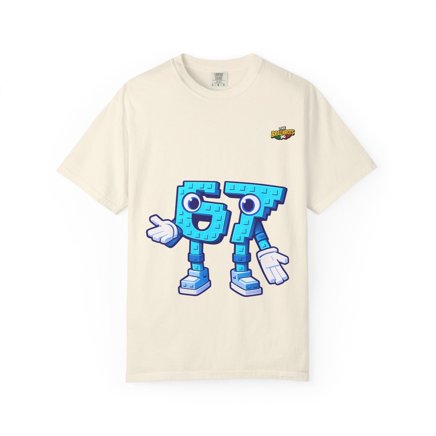 T-shirt unisex The Brainrtos 67 Six Seven #1 - Cute Blue '97' Gaming Graphic Tee