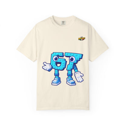 T-shirt unisex The Brainrtos 67 Six Seven #1 - Cute Blue '97' Gaming Graphic Tee