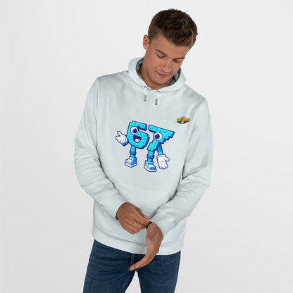 Felpa con Cappuccio unisex The Brainrtos 67 Six Seven #1 - King Graphic Hoodie — Cute Blue 97 Character Streetwear Sweatshirt