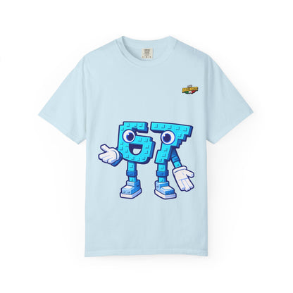 T-shirt unisex The Brainrtos 67 Six Seven #1 - Cute Blue '97' Gaming Graphic Tee