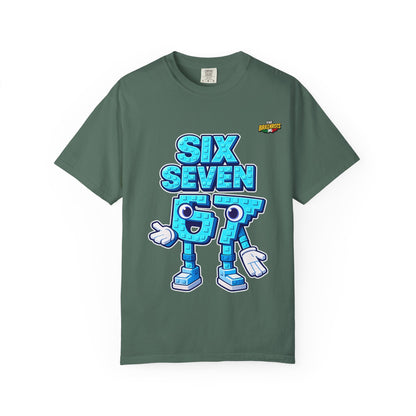 T-shirt unisex The Brainrtos 67 Six Seven #2 - Unisex Garment-Dyed T-shirt