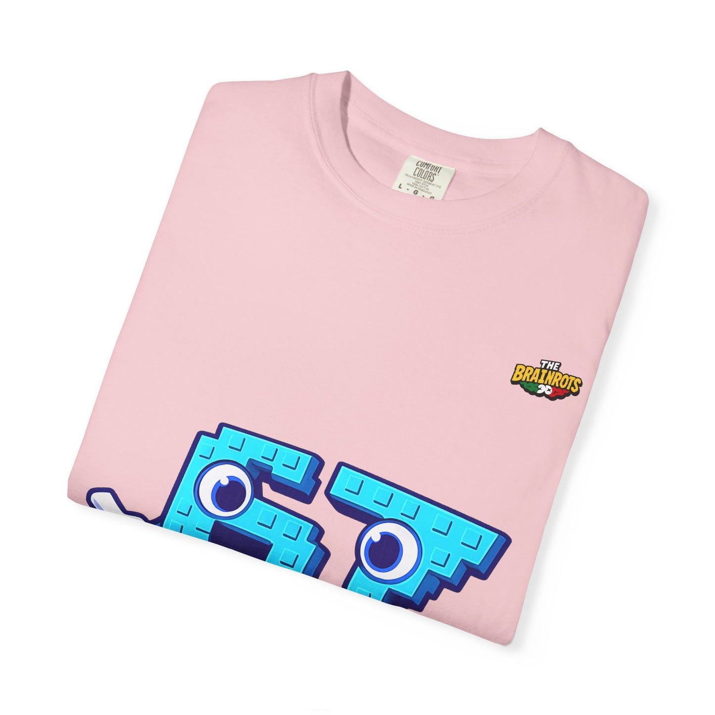 T-shirt unisex The Brainrtos 67 Six Seven #1 - Cute Blue '97' Gaming Graphic Tee