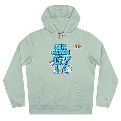 Felpa con Cappuccio unisex The Brainrtos 67 Six Seven #2 - King Graphic Hoodie — Cute Blue 97 Character Streetwear Sweatshirt