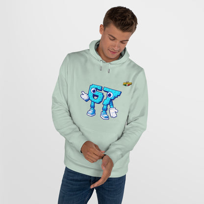 Felpa con Cappuccio unisex The Brainrtos 67 Six Seven #1 - King Graphic Hoodie — Cute Blue 97 Character Streetwear Sweatshirt