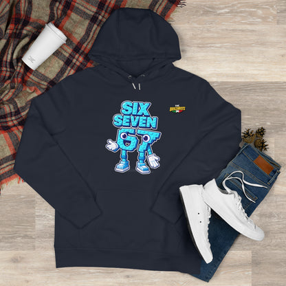 Felpa con Cappuccio unisex The Brainrtos 67 Six Seven #2 - King Graphic Hoodie — Cute Blue 97 Character Streetwear Sweatshirt