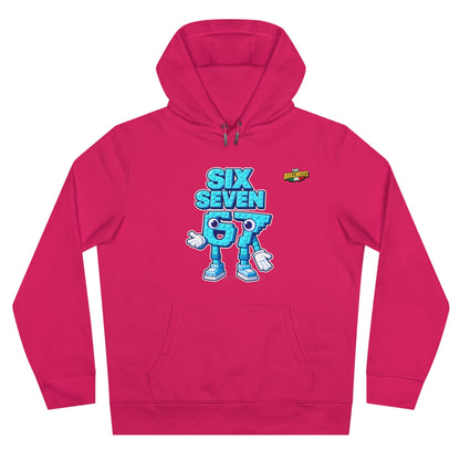 Felpa con Cappuccio unisex The Brainrtos 67 Six Seven #2 - King Graphic Hoodie — Cute Blue 97 Character Streetwear Sweatshirt