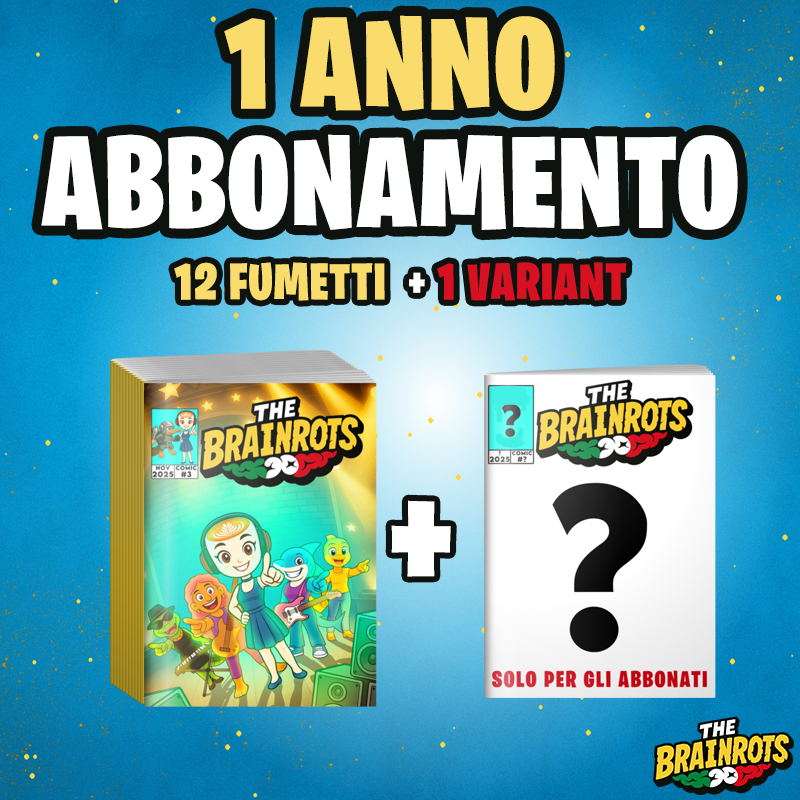 Abbonamento al fumetto The Brainrots