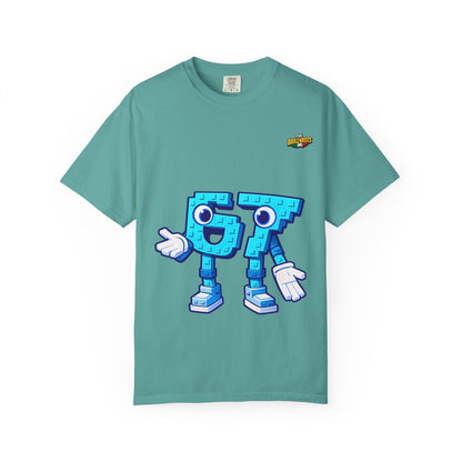 T-shirt unisex The Brainrtos 67 Six Seven #1 - Cute Blue '97' Gaming Graphic Tee