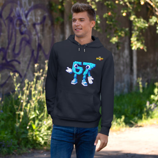 Felpa con Cappuccio unisex The Brainrtos 67 Six Seven #1 - King Graphic Hoodie — Cute Blue 97 Character Streetwear Sweatshirt