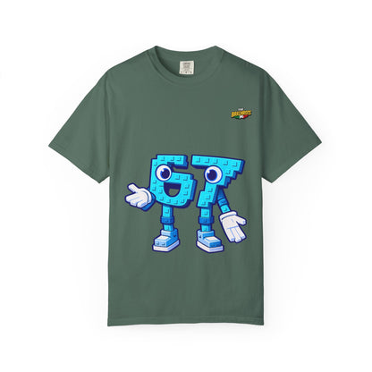 T-shirt unisex The Brainrtos 67 Six Seven #1 - Cute Blue '97' Gaming Graphic Tee