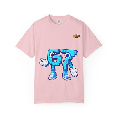 T-shirt unisex The Brainrtos 67 Six Seven #1 - Cute Blue '97' Gaming Graphic Tee