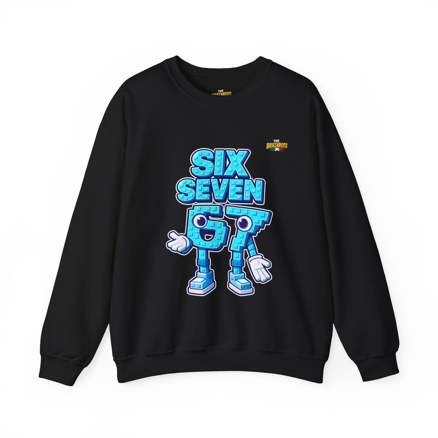 Felpa senza Cappuccio unisex The Brainrtos 67 #2 - Retro Pixel '97' Crewneck Sweatshirt