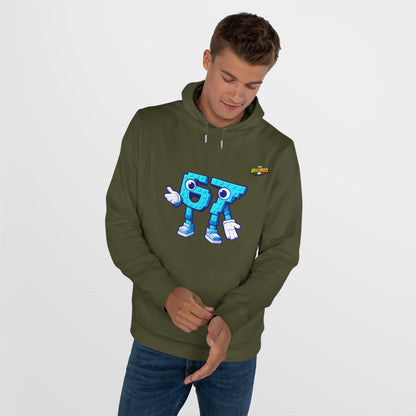 Felpa con Cappuccio unisex The Brainrtos 67 Six Seven #1 - King Graphic Hoodie — Cute Blue 97 Character Streetwear Sweatshirt