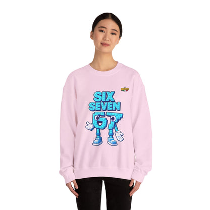 Felpa senza Cappuccio unisex The Brainrtos 67 #2 - Retro Pixel '97' Crewneck Sweatshirt