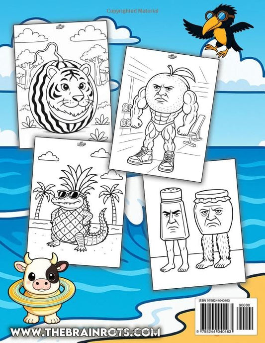 Libro da Colorare "THE BRAINROTS" – Volume 3