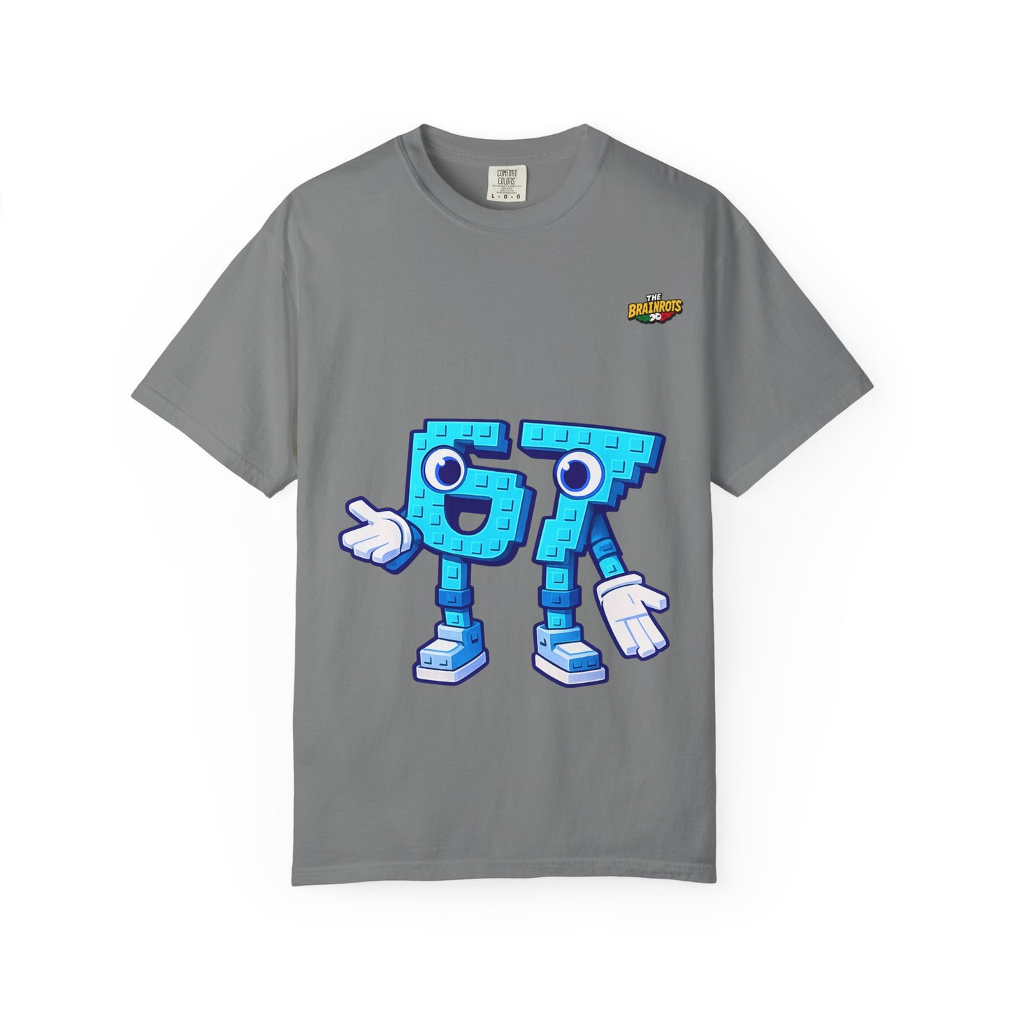 T-shirt unisex The Brainrtos 67 Six Seven #1 - Cute Blue '97' Gaming Graphic Tee