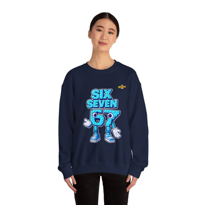 Felpa senza Cappuccio unisex The Brainrtos 67 #2 - Retro Pixel '97' Crewneck Sweatshirt