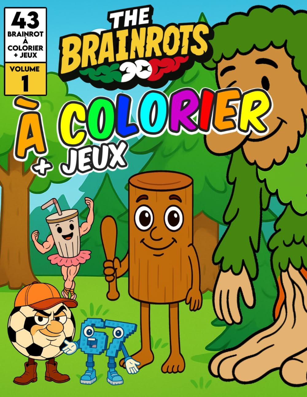 Libro da Colorare "THE BRAINROTS" – Volume 1