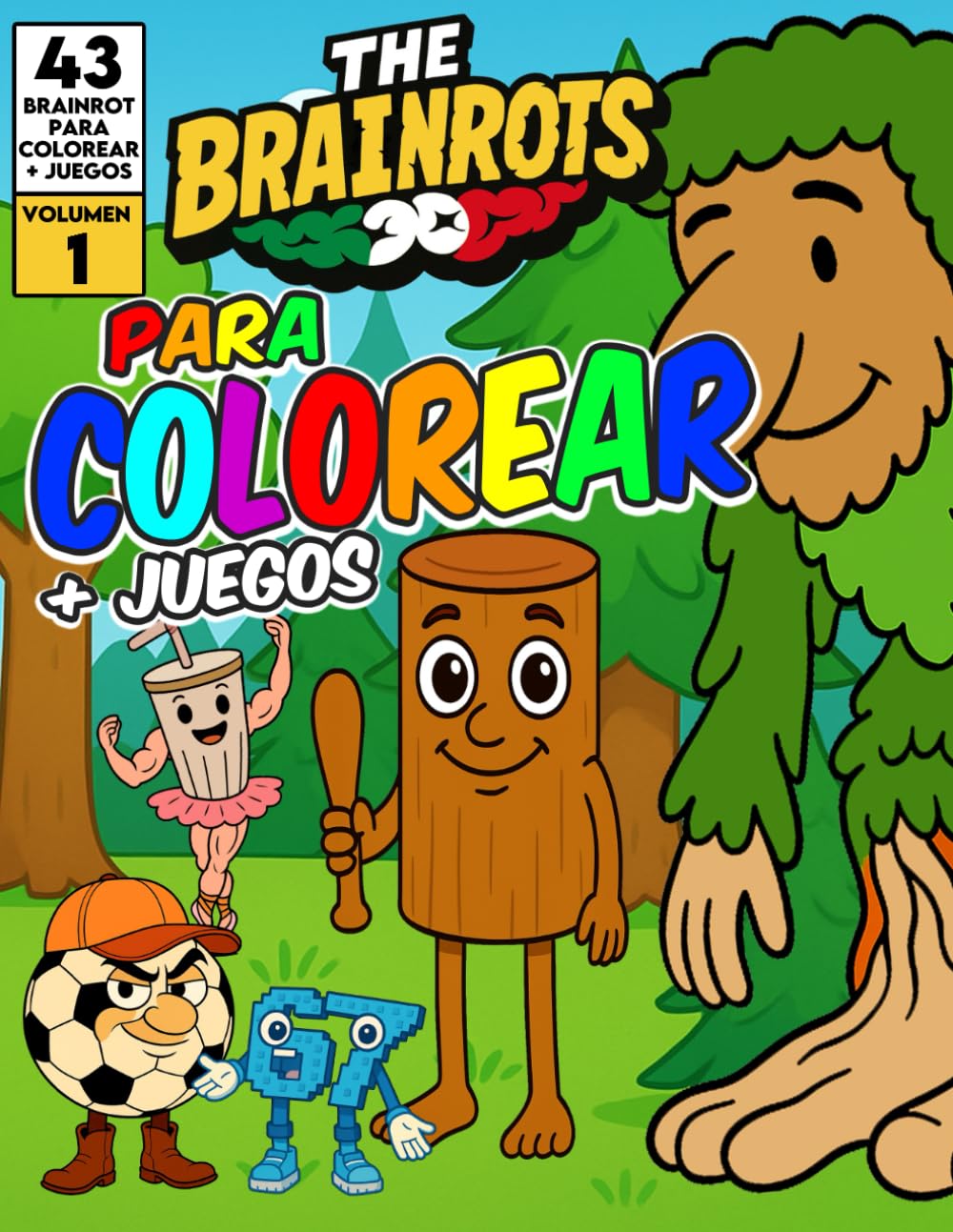 Libro da Colorare "THE BRAINROTS" – Volume 1