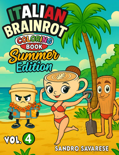 Italian Brainrot - Album da Colorare per Bambini "Coloring Book"