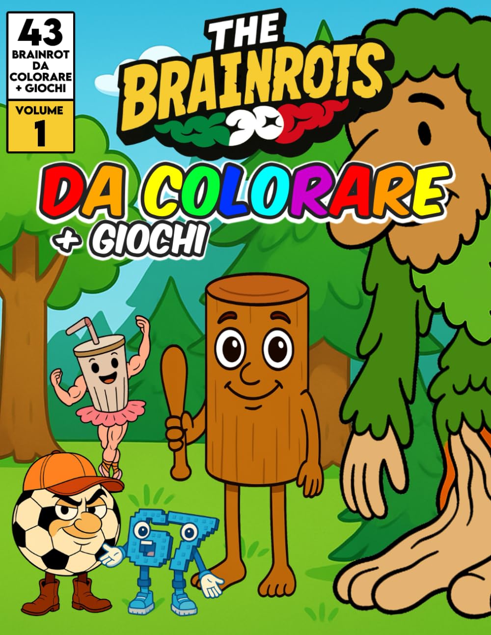 Libro da Colorare "THE BRAINROTS" – Volume 1