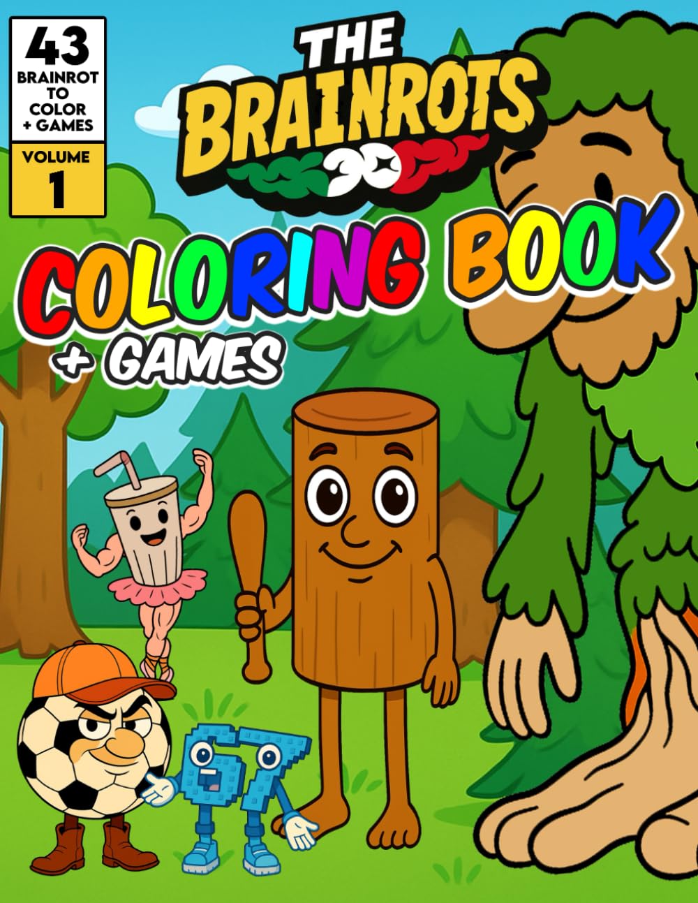 Libro da Colorare "THE BRAINROTS" – Volume 1