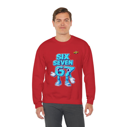 Felpa senza Cappuccio unisex The Brainrtos 67 #2 - Retro Pixel '97' Crewneck Sweatshirt