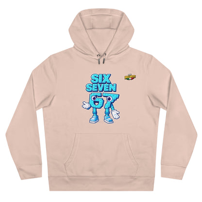 Felpa con Cappuccio unisex The Brainrtos 67 Six Seven #2 - King Graphic Hoodie — Cute Blue 97 Character Streetwear Sweatshirt
