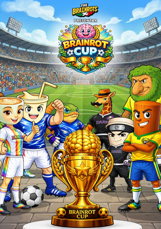 The Brainrots presenta "BRAINROT CUP" [Edizione Completa + extra] (Formato Maxi)