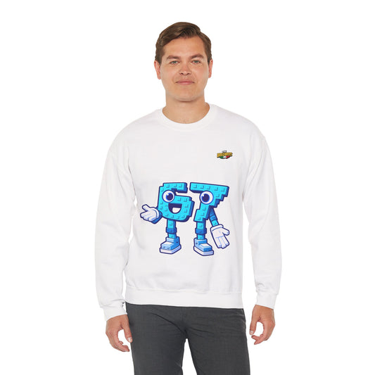 Felpa senza Cappuccio unisex The Brainrtos 67 Six Seven #1 - Retro Pixel '97' Crewneck Sweatshirt