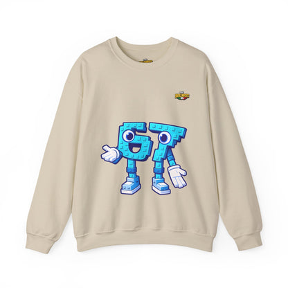 Felpa senza Cappuccio unisex The Brainrtos 67 Six Seven #1 - Retro Pixel '97' Crewneck Sweatshirt