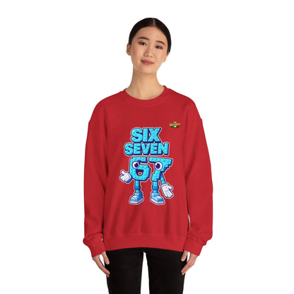 Felpa senza Cappuccio unisex The Brainrtos 67 #2 - Retro Pixel '97' Crewneck Sweatshirt