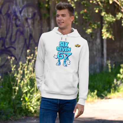 Felpa con Cappuccio unisex The Brainrtos 67 Six Seven #2 - King Graphic Hoodie — Cute Blue 97 Character Streetwear Sweatshirt