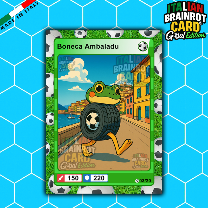 Box da 20 Cards - Italian Brainrot Card® "Goal Editon" 2025/26