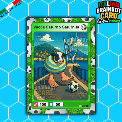 Box da 20 Cards - Italian Brainrot Card® "Goal Editon" 2025/26