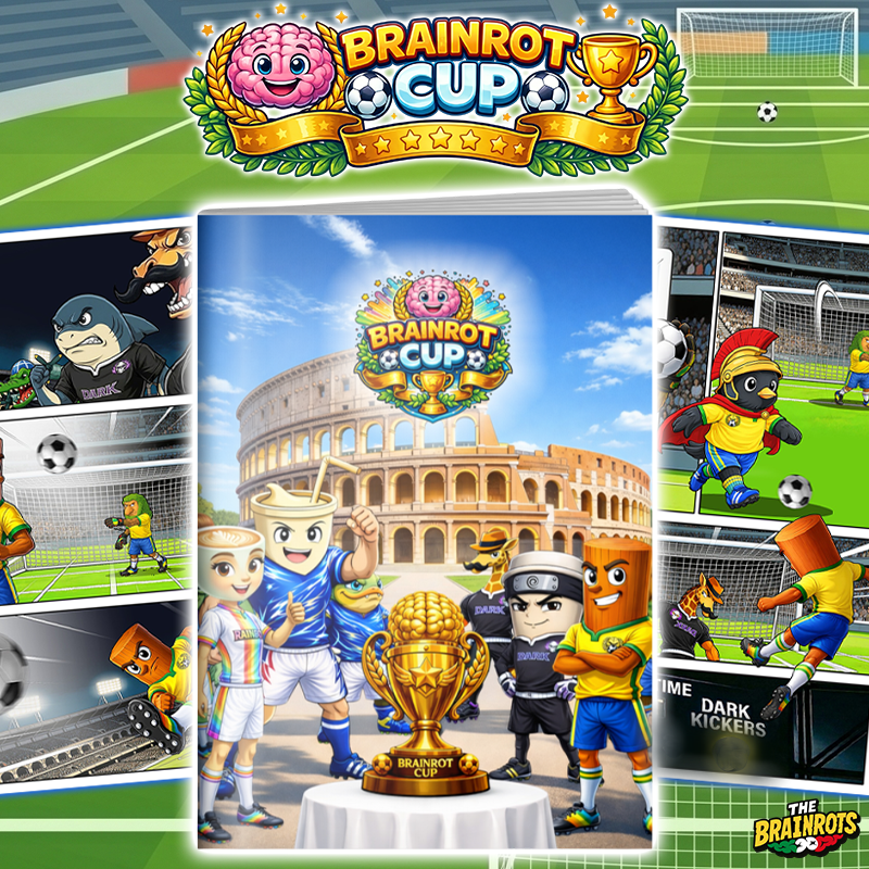[Preordine - Giugno 2026] The Brainrots presenta "BRAINROT CUP" [Edizione Completa + extra] (Formato Maxi)