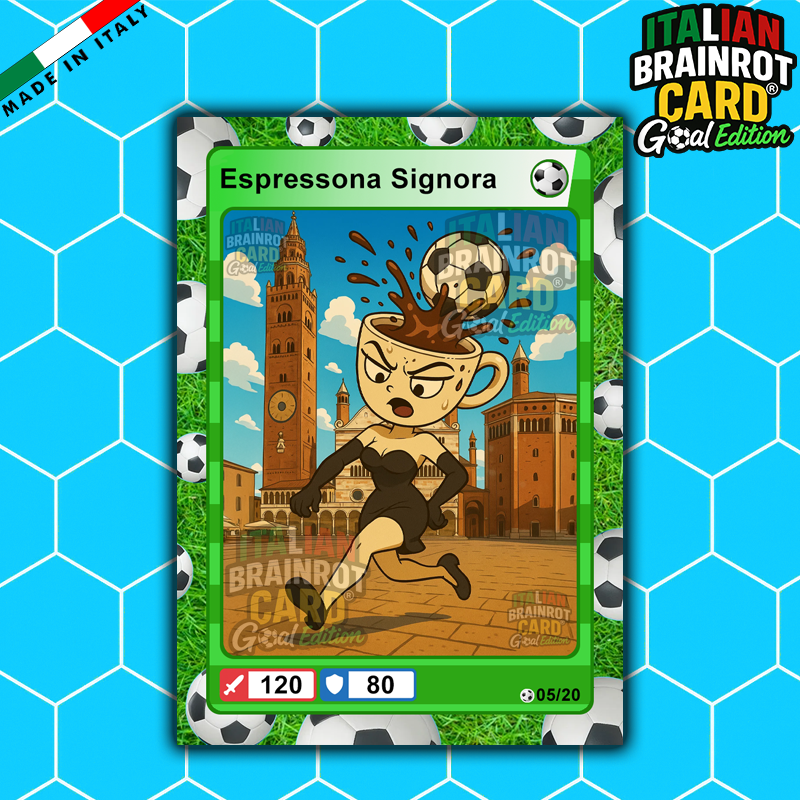 Box da 20 Cards - Italian Brainrot Card® "Goal Editon" 2025/26