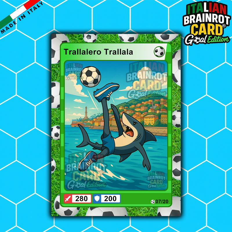 Box da 20 Cards - Italian Brainrot Card® "Goal Editon" 2025/26