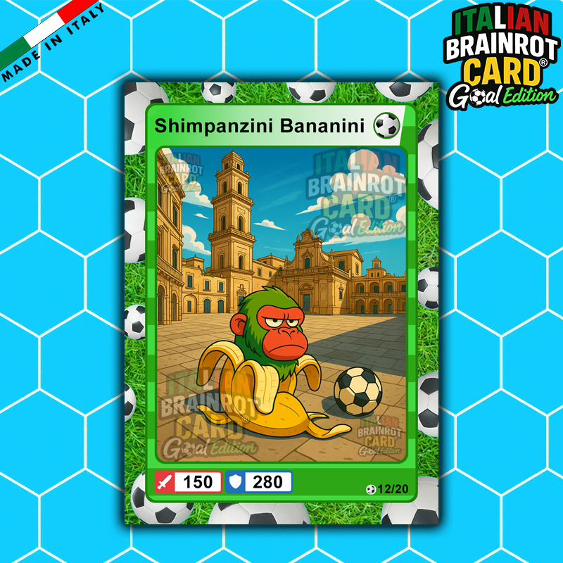 Box da 20 Cards - Italian Brainrot Card® "Goal Editon" 2025/26