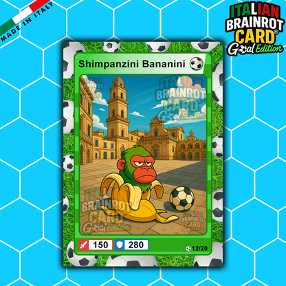 Box da 20 Cards - Italian Brainrot Card® "Goal Editon" 2025/26