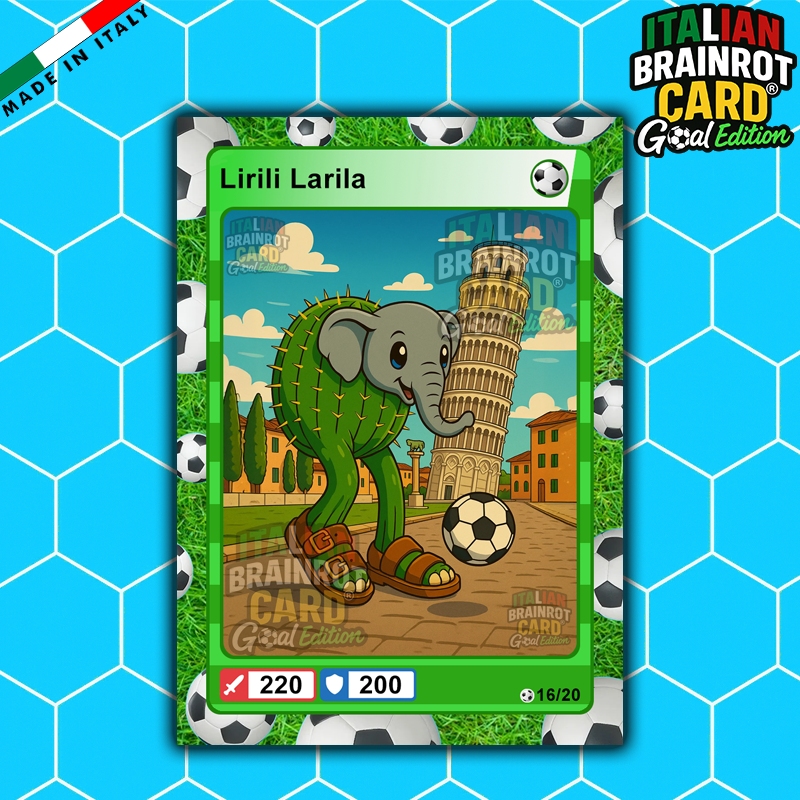 Box da 20 Cards - Italian Brainrot Card® "Goal Editon" 2025/26