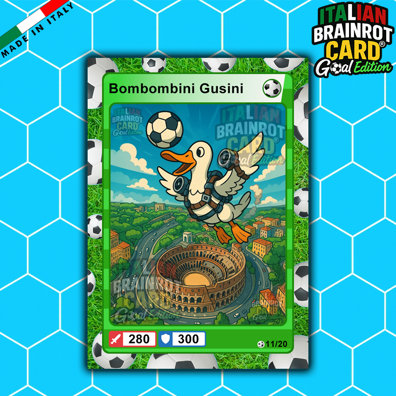 Box da 20 Cards - Italian Brainrot Card® "Goal Editon" 2025/26
