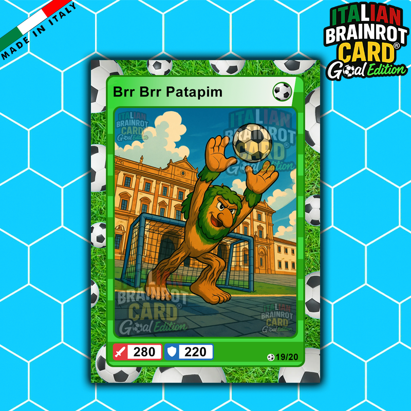 Box da 20 Cards - Italian Brainrot Card® "Goal Editon" 2025/26