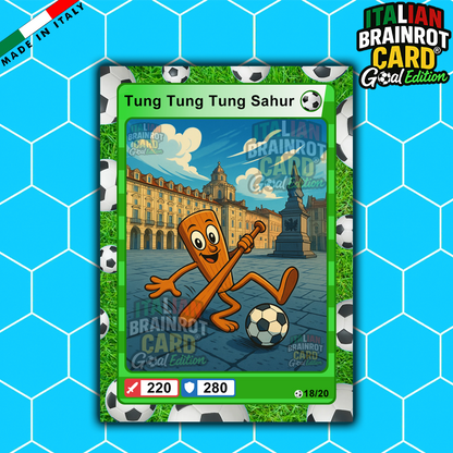 Box da 20 Cards - Italian Brainrot Card® "Goal Editon" 2025/26