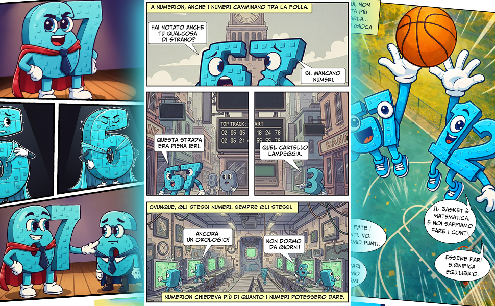 Fumetto Le Avventure di "Six Seven" Vol. 1 (Gennaio 2026) Serie 67 – Spin-off di The Brainrots