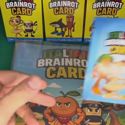 Bustina ITALIAN BRAINROT CARD ® da 6 Carte - Gioco di Carte Collezionabili (TCG Ufficiale)