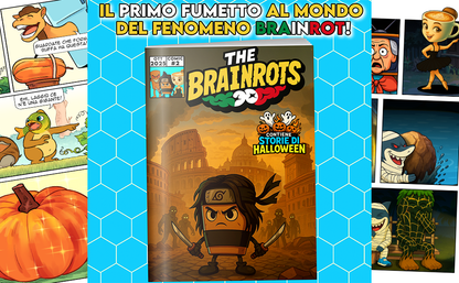 Fumetto THE BRAINROTS n. 2  Numero Due - Edizione Speciale Halloween (Ottobre 2025)