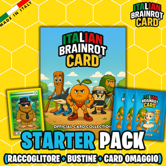 Starter Pack Raccoglitore di Carte - Italian Brainrot Card® Official TCG